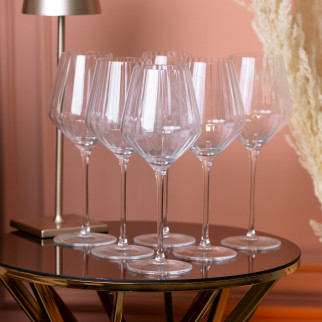 Скляні келихи на ніжці набір келихів для вина 6 шт 550 мл - Інтернет-магазин спільних покупок ToGether