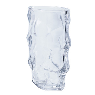 Декоративна ваза скляна 24 см прозора ваза для квітів висока - Інтернет-магазин спільних покупок ToGether