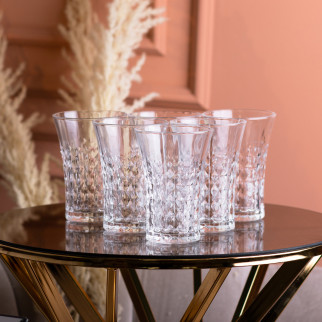 Склянки для води та соку набір 6 штук скляні 380 (мл) прозорі - Інтернет-магазин спільних покупок ToGether