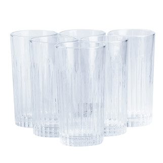 Склянки скляні прозорі високі набір склянок 6 шт склянка для води та соку - Інтернет-магазин спільних покупок ToGether