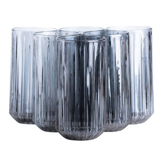 Склянки 380 (мл) набір склянок 6 шт для напоїв скляні 146 (мм) - Інтернет-магазин спільних покупок ToGether