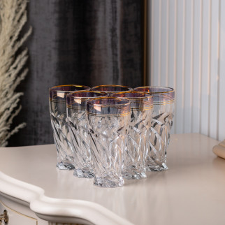 Скляні склянки прозорі набір високих склянок 6 штук - Інтернет-магазин спільних покупок ToGether