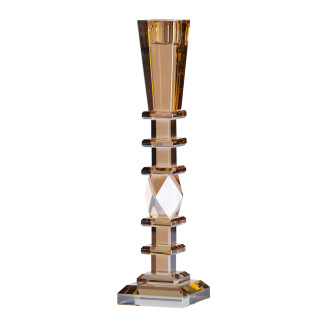 Свічник скляний 28 (см) високий квадратний геометричний класичний - Інтернет-магазин спільних покупок ToGether