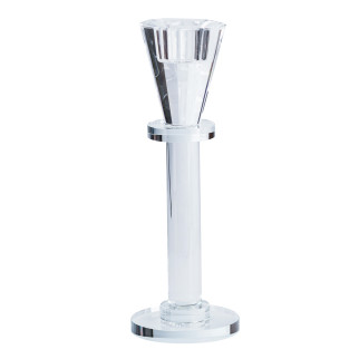 Свічник на ніжці скляний декоративний 18.5 (см) на одну свічку - Інтернет-магазин спільних покупок ToGether