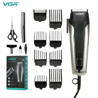 Машинка для стрижки волосся VGR V-120 тример електробритва для бороди з великими насадками від мережі - Інтернет-магазин спільних покупок ToGether