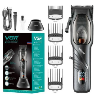 Машинка для стрижки волосся VGR V-269 (професійна) з дисплеєм та 4 насадками, окантувальна машинка - Інтернет-магазин спільних покупок ToGether