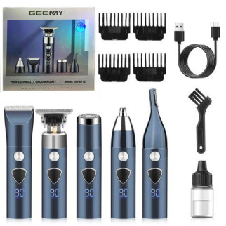 Чоловічий набір Geemy GM-8012 4 в 1, електробритва з насадками для бороди, триммер для бороди - Інтернет-магазин спільних покупок ToGether