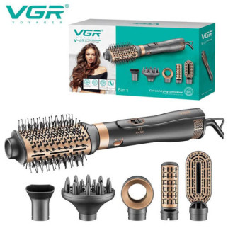 Фен стайлер для укладання та завивки волосся VGR V-491 6 в 1, Professional, 1000 Вт - Інтернет-магазин спільних покупок ToGether