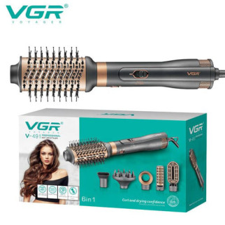 Фен стайлер для укладання та завивки волосся VGR V-491 6 в 1, Professional, 1000 Вт - Інтернет-магазин спільних покупок ToGether