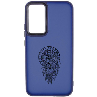 Накладка Oprint Скандинавія Black для Xiaomi Redmi Note 12 5G Navy Blue / Воїн - Інтернет-магазин спільних покупок ToGether