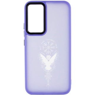 Накладка Oprint Скандинавія White для Samsung Galaxy A34 5G Purple / Крила - Інтернет-магазин спільних покупок ToGether