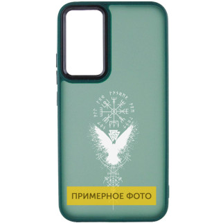 Накладка Oprint Скандинавія White для Samsung Galaxy S21 FE Green / Крила - Інтернет-магазин спільних покупок ToGether