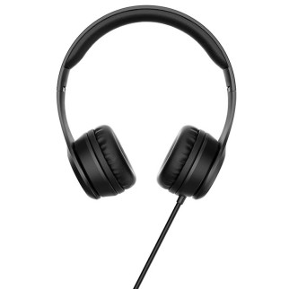 Накладні навушники Hoco W21 (3.5mm/1.2m) Чорний - Інтернет-магазин спільних покупок ToGether