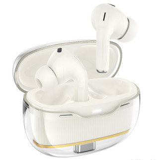 Бездротові TWS навушники Hoco EW54 Rayo Milky White - Інтернет-магазин спільних покупок ToGether
