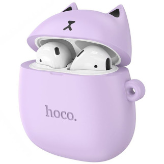 Бездротові TWS навушники Hoco EW45 Lilac Cat - Інтернет-магазин спільних покупок ToGether