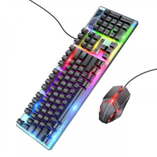 Ігрова клавіатура + миша Hoco GM18 Luminous Black - Інтернет-магазин спільних покупок ToGether