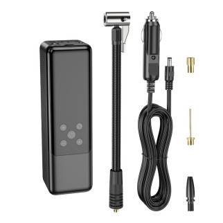 Автомобільний насос Hoco ZP5 May smart air pump Black - Інтернет-магазин спільних покупок ToGether