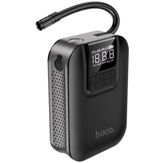 Автомобільний насос Hoco S53 Breeze portable portable smart air pump Black - Інтернет-магазин спільних покупок ToGether