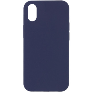 Чохол Silicone Case Full Protective (AA) NO LOGO для Apple iPhone X / XS (5.8") Темно-синій / Midnight blue - Інтернет-магазин спільних покупок ToGether
