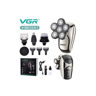 Акумуляторна електробритва для чоловіків із насадками VGR V-320 - Інтернет-магазин спільних покупок ToGether