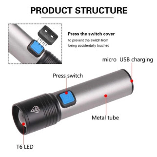 Ліхтарик BL K31 USB CHARGE  (дропшиппінг) - Інтернет-магазин спільних покупок ToGether
