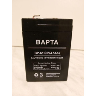 Акумуляторна батарея 6В 4,5 Ач 70х47х100 BAPTA  (дропшиппінг) - Інтернет-магазин спільних покупок ToGether