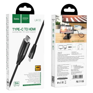 Кабель-переходник HOCO UA16 Type-C to HDMI HD  (дропшиппінг) - Інтернет-магазин спільних покупок ToGether