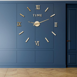 Великі настінні годинники DIY Clock NEW ZH173720 (золоті)  (дропшиппінг) - Інтернет-магазин спільних покупок ToGether