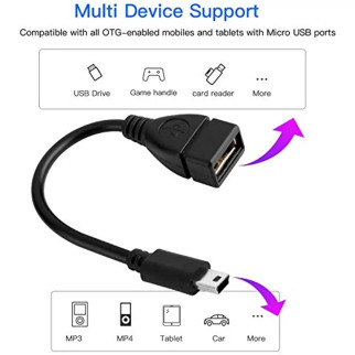 Перехідник OTG USB — MINI USB  (дропшиппінг) - Інтернет-магазин спільних покупок ToGether