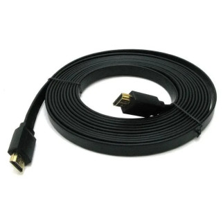 Кабель HDMI-HDMI 1.4V 5m Flat black (плоский)  (дропшиппінг) - Інтернет-магазин спільних покупок ToGether