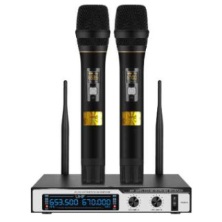 Бездротові мікрофони з базою Temeisheng LD-209S  (дропшиппінг) - Інтернет-магазин спільних покупок ToGether