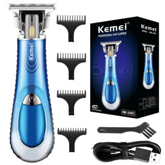 Акумуляторна машинка для стриження волосся Kemei KM-2297  (дропшиппінг) - Інтернет-магазин спільних покупок ToGether