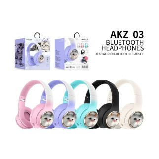 Навушники накладні Bluetooth з вушками AKZ-03  (дропшиппінг) - Інтернет-магазин спільних покупок ToGether