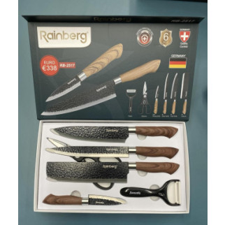 Набір кухонних ножів із неіржавкої сталі RB-2517  (дропшиппінг) - Інтернет-магазин спільних покупок ToGether