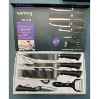 Набір кухонний ножів із неіржавкої сталі RB-2515  (дропшиппінг) - Інтернет-магазин спільних покупок ToGether