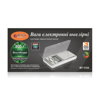 Ваги електронні ювелірні 200 г точність 0,01г BT-1724  (дропшиппінг) - Інтернет-магазин спільних покупок ToGether