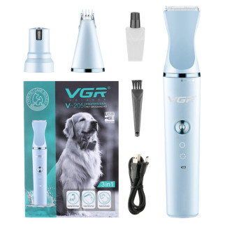 Тример для стриження кішок і собак 3в1 VGR V-205  (дропшиппінг) - Інтернет-магазин спільних покупок ToGether