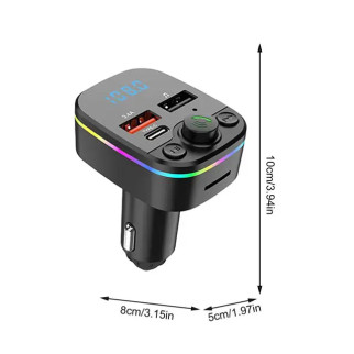 Трансмітер FM MOD HZ 607 BT 2USB + TYPE C  (дропшиппінг) - Інтернет-магазин спільних покупок ToGether