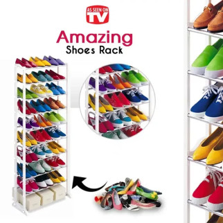 Полиця для взуття Amazing Shoe Rack NEW  (дропшиппінг) - Інтернет-магазин спільних покупок ToGether