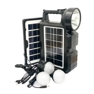 Ліхтар CL-810 Power Bank із сонячною панеллю + лампочки 3 шт  (дропшиппінг) - Інтернет-магазин спільних покупок ToGether