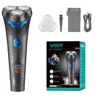 Електробритва VGR V-314 для чоловіків, роторна для вологого та сухого гоління, машинка чоловіча для гоління. - Інтернет-магазин спільних покупок ToGether