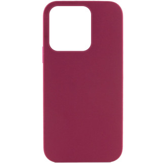 Чохол Silicone Case Full Protective (AA) NO LOGO для Apple iPhone 13 Pro Max (6.7") Бордовий / Maroon - Інтернет-магазин спільних покупок ToGether