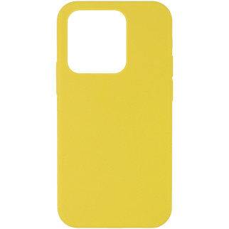 Чохол Silicone Case Full Protective (AA) NO LOGO для Apple iPhone 14 Pro Max (6.7") Жовтий / Yellow - Інтернет-магазин спільних покупок ToGether