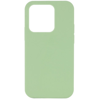 Чохол Silicone Case Full Protective (AA) NO LOGO для Apple iPhone 14 Pro Max (6.7") М'ятний / Mint - Інтернет-магазин спільних покупок ToGether