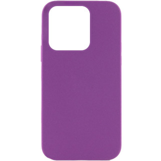 Чохол Silicone Case Full Protective (AA) NO LOGO для Apple iPhone 14 Pro Max (6.7") Фіолетовий / Grape - Інтернет-магазин спільних покупок ToGether