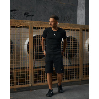 Комплект чоловічий Jordan чорний: футболка + шорти - Інтернет-магазин спільних покупок ToGether