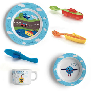 Дитячий набір посуду Guzzini Bimbi 8100052 6 предметів - Інтернет-магазин спільних покупок ToGether