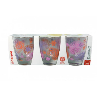 Набір склянок низьких Cerve Фіолет m44650 300 мл 3 шт - Інтернет-магазин спільних покупок ToGether