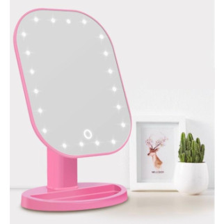 Дзеркало, що обертається на 180 градусів для макіяжу з 20 LED  (дропшиппінг) - Інтернет-магазин спільних покупок ToGether