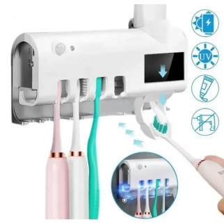 Диспенсер 3 в 1, утримувач і УФ стерилізатор зубних щіток 027  (дропшиппінг) - Інтернет-магазин спільних покупок ToGether